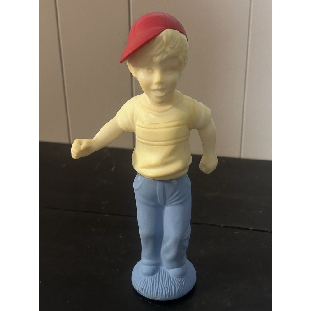 Vintage Avon Marching Proud Topaze Cologne Decanter Boy Figurine 2 oz 1990